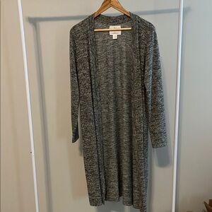Velvet for Anthropologie Gray Long Cardigan
